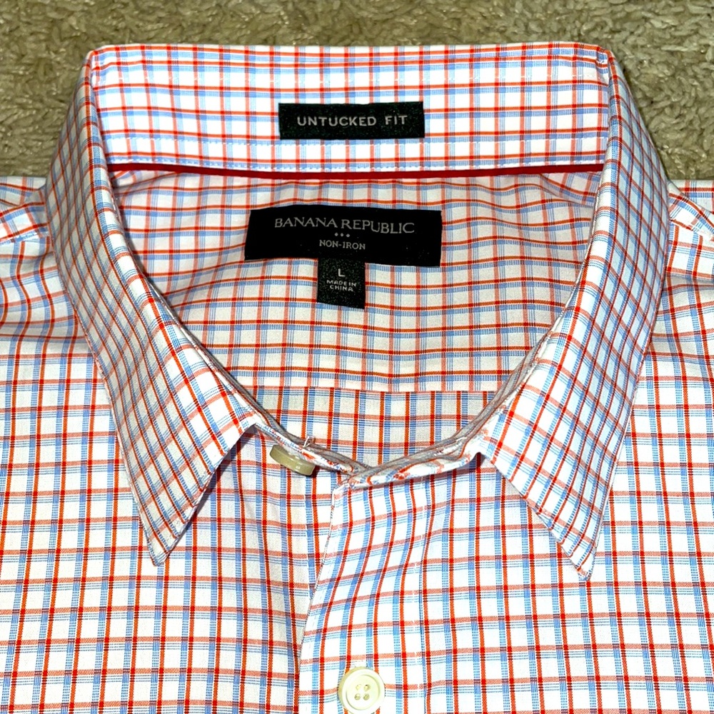 Banana Republic long sleeve button down shirt mens size large